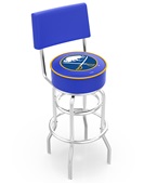 NHL Buffalo Sabres Double-Ring Back Bar Stool