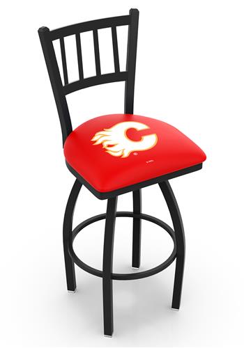NHL Calgary Flames Jailhouse Swivel Bar Stool. Free shipping.  Some exclusions apply.