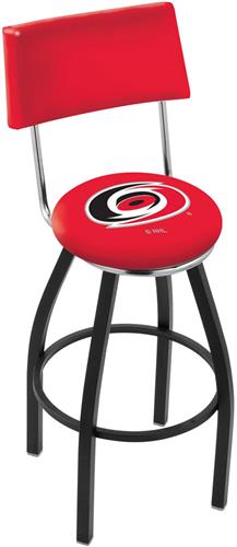 Carolina Hurricanes Swivel Back Blk/Chrm Bar Stool. Free shipping.  Some exclusions apply.