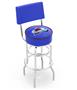 NHL Colorado Avalanche Double-Ring Back Bar Stool