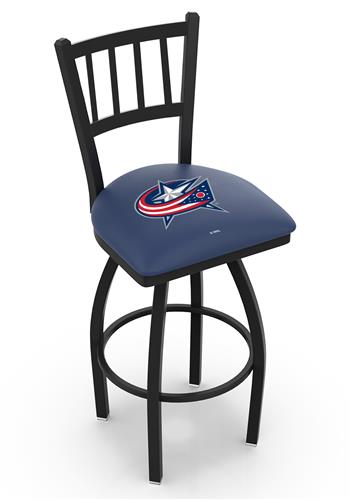 Columbus Blue Jackets Jailhouse Swivel Bar Stool. Free shipping.  Some exclusions apply.