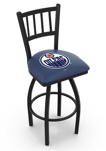 NHL Edmonton Oilers Jailhouse Swivel Bar Stool. Free shipping.  Some exclusions apply.
