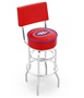 NHL Montreal Canadiens Double-Ring Back Bar Stool