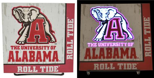 Illumasport Univ of Alabama Light Up Car Sticker