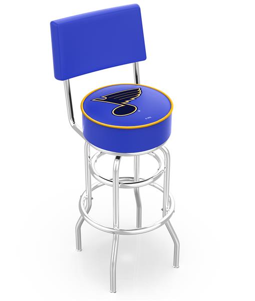 NHL St. Louis Blues Double-Ring Back Bar Stool. Free shipping.  Some exclusions apply.