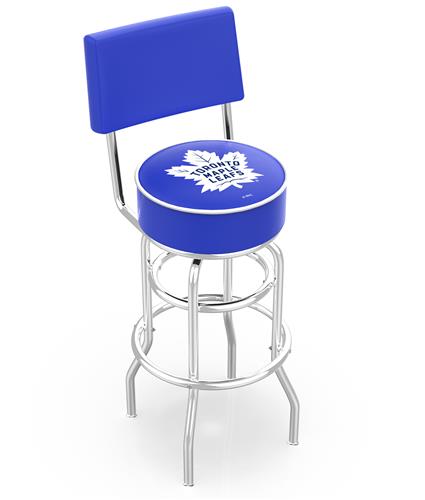 NHL Toronto Maple Leafs Double-Ring Back Bar Stool. Free shipping.  Some exclusions apply.