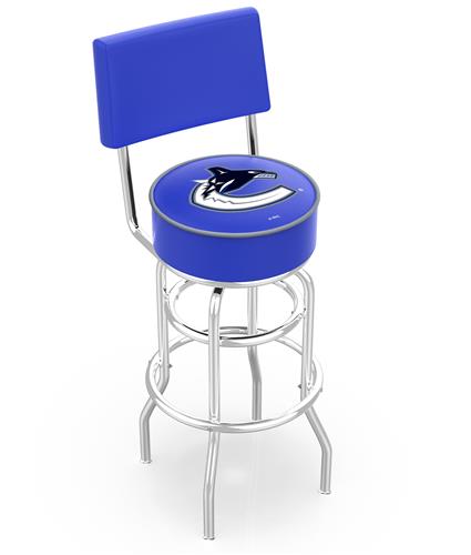 NHL Vancouver Canucks Double-Ring Back Bar Stool. Free shipping.  Some exclusions apply.