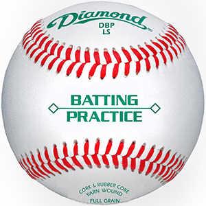 Diamond Batting Practice Low Seam Baseballs (1-Dozen)