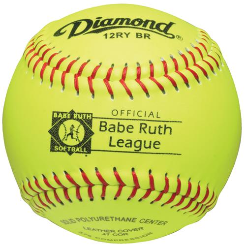 Diamond 12RY BR Babe Ruth League 12" Softballs (DZ)