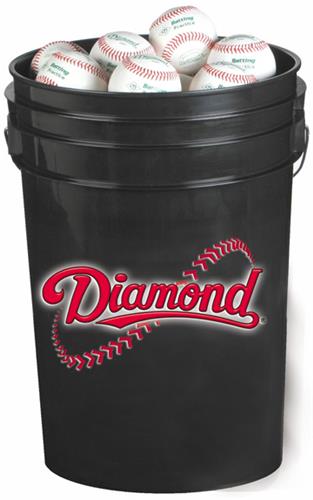 Diamond 6 Gallon Bucket Includes Baseballs