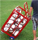Soccer Wall Big Red Bayern Soccer Ball Cart Soccer Wall Big Red Bayern Soccer Ball Cart