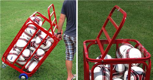 Soccer Innovations Big Red Bayern Soccer Ball Cart