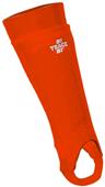 Youth (YS, YM - White) Soccer Shin Guards w/Stirrup 1-PR 