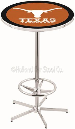 Holland University of Texas Chrome Pub Table. Free shipping.  Some exclusions apply.