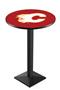 Holland NHL Calgary Flames Square Base Pub Table
