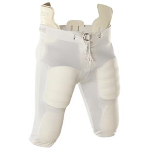 Youth Snap-In Lace Fly White Football Practice Pants (Pads Sold Separately)