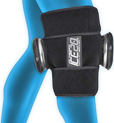 Ice20 Ice Therapy Double Knee Compression Wrap. Free shipping.  Some exclusions apply.