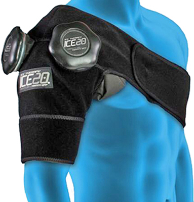 Ice20 Ice Therapy Double Shoulder Compression Wrap. Free shipping.  Some exclusions apply.