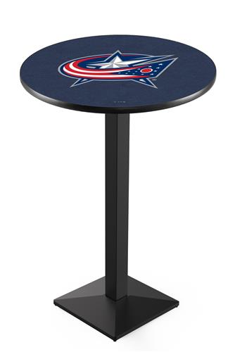 NHL Columbus Blue Jackets Square Base Pub Table. Free shipping.  Some exclusions apply.