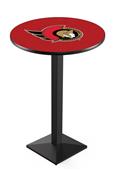 Holland NHL Ottawa Senators Square Base Pub Table