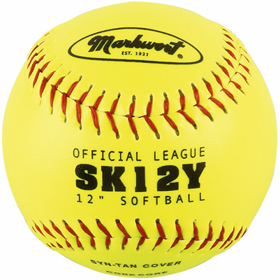 Markwort SK12-Y 12" Synthetic Leather Softballs