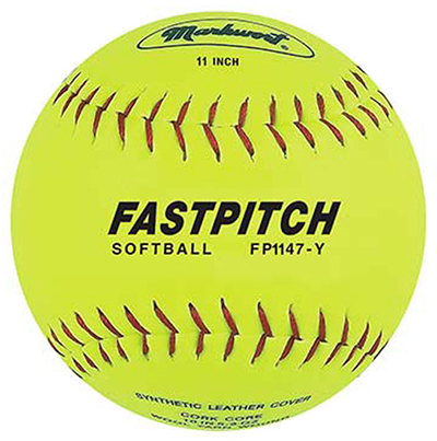 Markwort 11" Genuine Leather Fastpitch Softballs