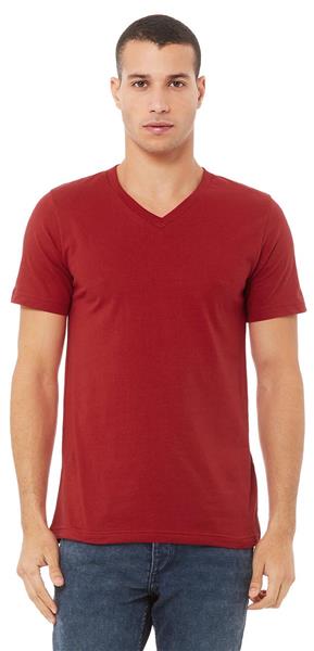 Bella+Canvas Unisex Jersey Short Sleeve V-Neck Tee 3005 - Soccer ...