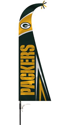 BSI NFL Green Bay Packers Feather Flag