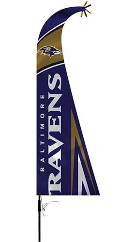 BSI NFL Baltimore Ravens Feather Flag