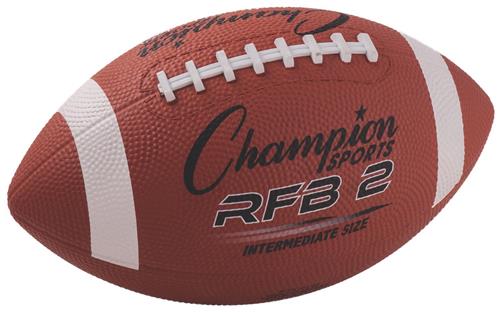 Champion Sports Intermediate Size Rubber Footballs