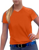 Womens Girls Fast Pitch Squeeze Bunt V-Neck Jersey