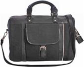 Burk's Bay Cowhide Leather/Canvas Elite Briefcase