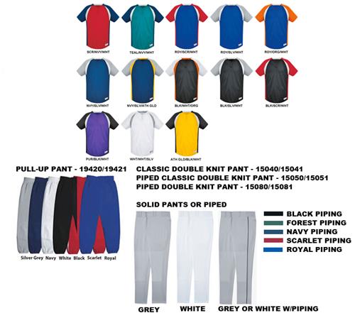 Gravity Two-Button Baseball Jersey Uniform Kits. Decorated in seven days or less.