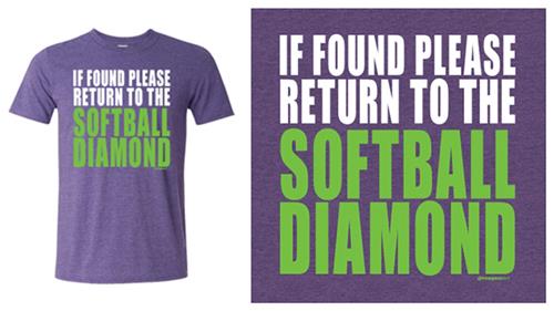 Image Sport Softball If Found... T-Shirt