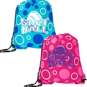 Image Sport Softball Polka Dot Backpack