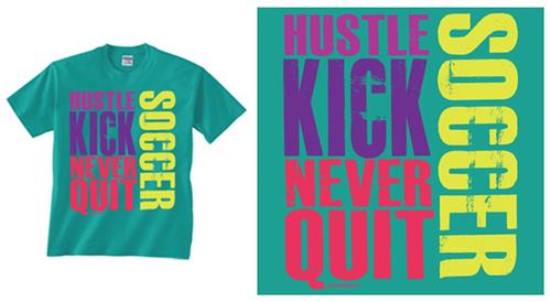 Image Sport Soccer Hustle Kick T-Shirt