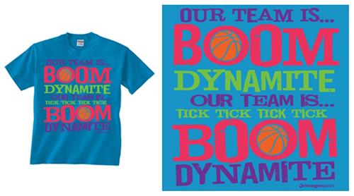 Image Sport Basketball Boom Dynamite T-Shirt