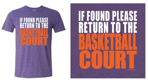 Image Sport Basketball If Found...T-Shirt