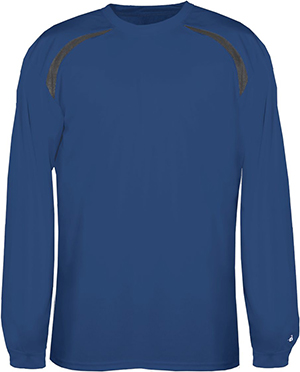 Badger Sport Hype Long Sleeve Performance Tee. Printing is available for this item.