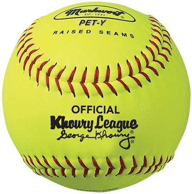 Markwort Pixie 10" Yellow Khoury League Softballs