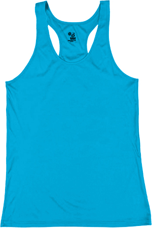 Badger Sport Lady Girls Racerback Performance Tank. Printing is available for this item.