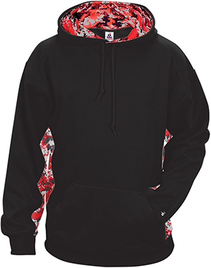 Badger Sport Adult/Youth Digital Camo Hoodie. Decorated in seven days or less.