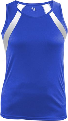 Badger Sport Aero Ladies' Track Singlet. Printing is available for this item.