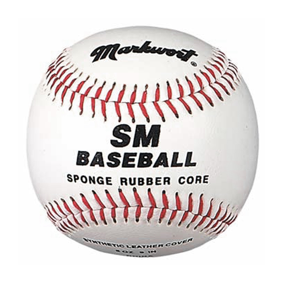 E9847 Markwort 9" SM Sponge Rubber Core Baseballs