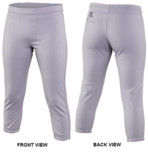Easton Womens Girls Low Rise Zone Softball Pants. Braiding is available on this item.