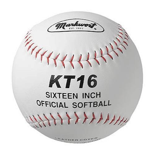Markwort 16" KT16 Large Leather Cover Softballs