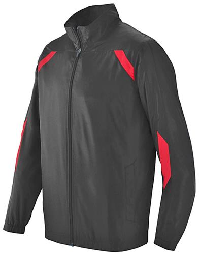Adult Youth Full Zip, Pocketed, Water Resistant, 2-Color Jacket