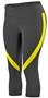 Womens, Hidden Inside Pocket, Low Rise, Wicking Color Block Capris Pants