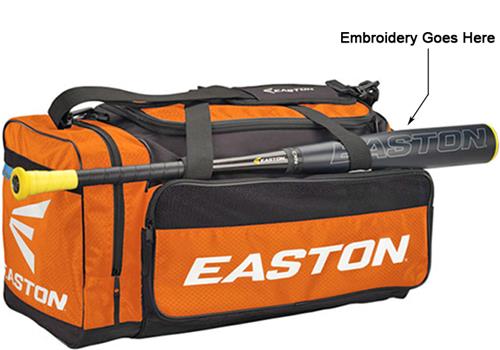 Easton Baseball Team Duffle Bags. Embroidery is available on this item.