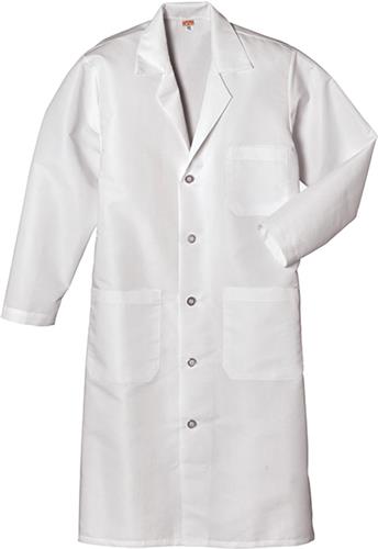 Red Kap Poly/Combed Cotton Lab Coat. Embroidery is available on this item.